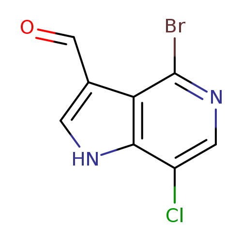 4 - 溴-7 - 氯-5 - 氮杂吲哚-3 - 甲醛