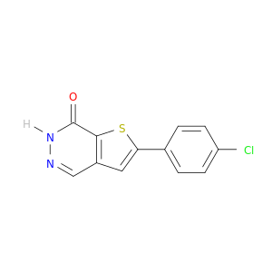 Thieno[2,3-d]pyridazin-7(6H)-one, 2-(4-chlorophenyl)-