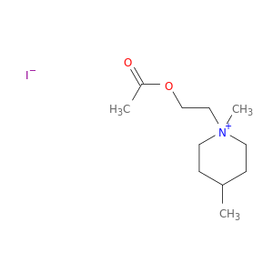 Piperidinium, 1-[2-(acetyloxy)ethyl]-1,4-dimethyl-, iodide