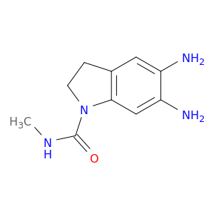 1H-Indole-1-carboxamide, 5,6-diamino-2,3-dihydro-N-methyl-