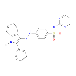 2-PHENYL-3-(4-(PYRIMIDIN-2-YL-AMINOSULFONYL)PHENYLHYDRAZINYL)INDOLE