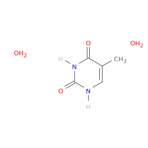 2,4(1H,3H)-Pyrimidinedione, 5-methyl-, dihydrate