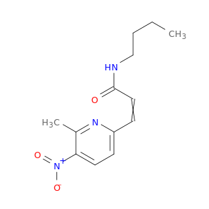 2-Propenamide, N-butyl-3-(6-methyl-5-nitro-2-pyridinyl)-