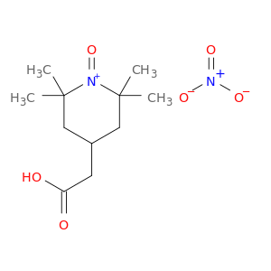 Piperidinium, 4-(carboxymethyl)-2,2,6,6-tetramethyl-1-oxo-, nitrate