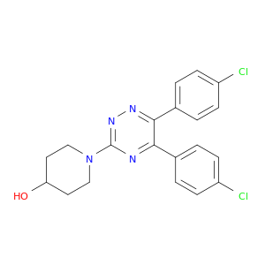 1-(5,6-Bis(4-chlorophenyl)-1,2,4-triazin-3-yl)piperidin-4-ol