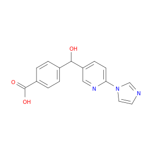 Benzoic acid, 4-[hydroxy[6-(1H-imidazol-1-yl)-3-pyridinyl]methyl]-