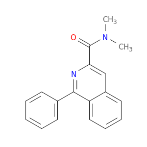3-Isoquinolinecarboxamide, N,N-dimethyl-1-phenyl-