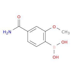 4-(氨基羰基)-2-甲氧基苯基硼酸