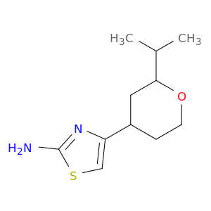 2-Thiazolamine, 4-[tetrahydro-2-(1-methylethyl)-2H-pyran-4-yl]-