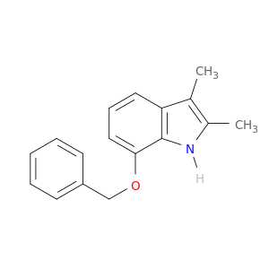 1H-Indole, 2,3-dimethyl-7-(phenylmethoxy)-
