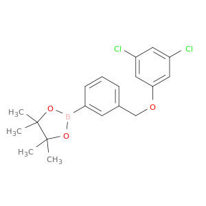 2-(3-((3,5-dichlorophenoxy)methyl)phenyl)-4,4,5,5-tetramethyl-1,3,2-dioxaborolane