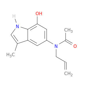 Acetamide, N-(7-hydroxy-3-methyl-1H-indol-5-yl)-N-2-propenyl-