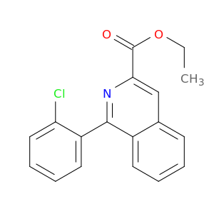 1-(2-氯苯基)异喹啉-3-甲酸乙酯