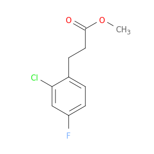 methyl 3-(2-chloro-4-fluorophenyl)propanoate