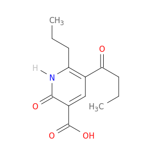 3-Pyridinecarboxylic acid, 1,2-dihydro-2-oxo-5-(1-oxobutyl)-6-propyl-