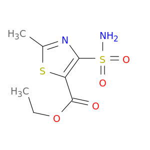 5-Thiazolecarboxylic acid, 4-(aminosulfonyl)-2-methyl-, ethyl ester