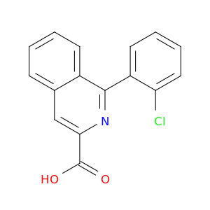 1-(2-氯苯基)异喹啉-3-羧酸