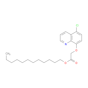 Acetic acid, [(5-chloro-8-quinolinyl)oxy]-, dodecyl ester
