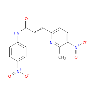 2-Propenamide, 3-(6-methyl-5-nitro-2-pyridinyl)-N-(4-nitrophenyl)-