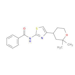 Benzamide, N-[4-(tetrahydro-2,2-dimethyl-2H-pyran-4-yl)-2-thiazolyl]-
