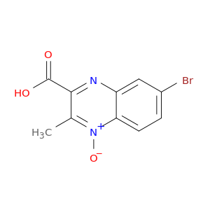 2-Quinoxalinecarboxylic acid, 7-bromo-3-methyl-, 4-oxide