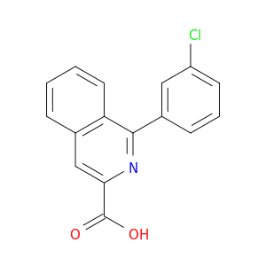 3-Isoquinolinecarboxylic acid, 1-(3-chlorophenyl)-
