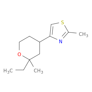 Thiazole, 4-(2-ethyltetrahydro-2-methyl-2H-pyran-4-yl)-2-methyl-