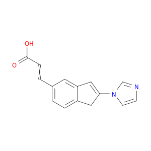 2-Propenoic acid, 3-[2-(1H-imidazol-1-yl)-1H-inden-5-yl]-