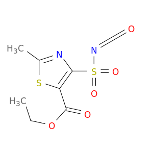 5-Thiazolecarboxylic acid, 4-(isocyanatosulfonyl)-2-methyl-, ethyl ester