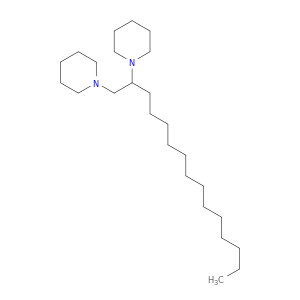 Piperidine, 1,1'-(1-tridecyl-1,2-ethanediyl)bis-
