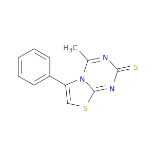 2H-Thiazolo[3,2-a]-1,3,5-triazine-2-thione, 4-methyl-6-phenyl-