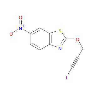 Benzothiazole, 2-[(3-iodo-2-propynyl)oxy]-6-nitro-