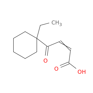 2-Butenoic acid, 4-(1-ethylcyclohexyl)-4-oxo-