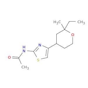 Acetamide, N-[4-(2-ethyltetrahydro-2-methyl-2H-pyran-4-yl)-2-thiazolyl]-
