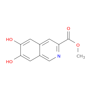 3-Isoquinolinecarboxylic acid, 6,7-dihydroxy-, methyl ester