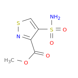 3-Isothiazolecarboxylic acid, 4-(aminosulfonyl)-, methyl ester