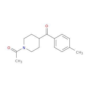 1-[4-(4-甲基苯甲酰基)-1-哌啶基]乙酮