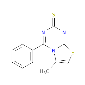 2H-Thiazolo[3,2-a]-1,3,5-triazine-2-thione, 6-methyl-4-phenyl-