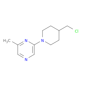 Pyrazine,2-[4-(chloromethyl)-1-piperidinyl]-6-methyl-
