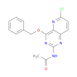 Acetamide, N-[6-chloro-4-(phenylmethoxy)pyrido[3,2-d]pyrimidin-2-yl]-