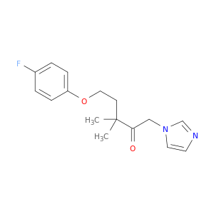 2-Pentanone, 5-(4-fluorophenoxy)-1-(1H-imidazol-1-yl)-3,3-dimethyl-