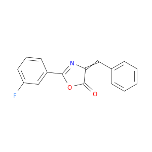 5(4H)-Oxazolone, 2-(3-fluorophenyl)-4-(phenylmethylene)-