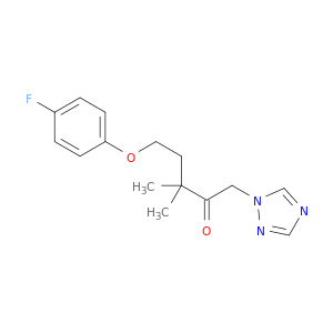 2-Pentanone, 5-(4-fluorophenoxy)-3,3-dimethyl-1-(1H-1,2,4-triazol-1-yl)-