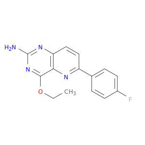 Pyrido[3,2-d]pyrimidin-2-amine, 4-ethoxy-6-(4-fluorophenyl)-