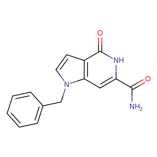 1-Benzyl-4-hydroxy-6-carbomoyl-5-azaindole