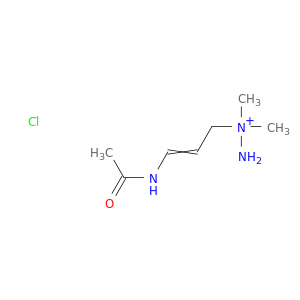 Hydrazinium, 1-[3-(acetylamino)-2-propenyl]-1,1-dimethyl-, chloride