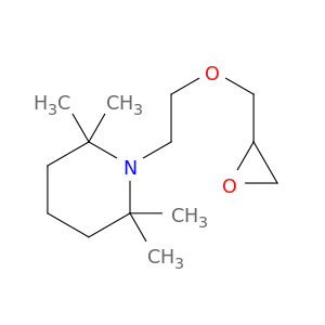 Piperidine, 2,2,6,6-tetramethyl-1-[2-(oxiranylmethoxy)ethyl]-