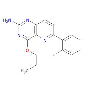 Pyrido[3,2-d]pyrimidin-2-amine, 6-(2-fluorophenyl)-4-propoxy-