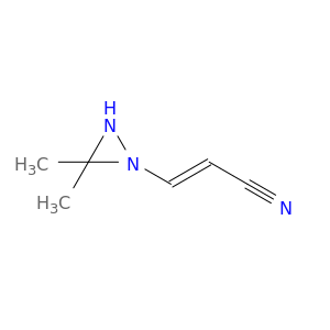 2-Propenenitrile, 3-(3,3-dimethyl-1-diaziridinyl)-, (E)-