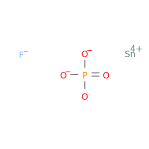 Tin fluoride phosphate
